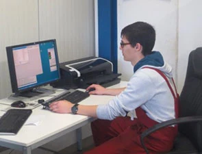 Arbeitsplatz am Rechner